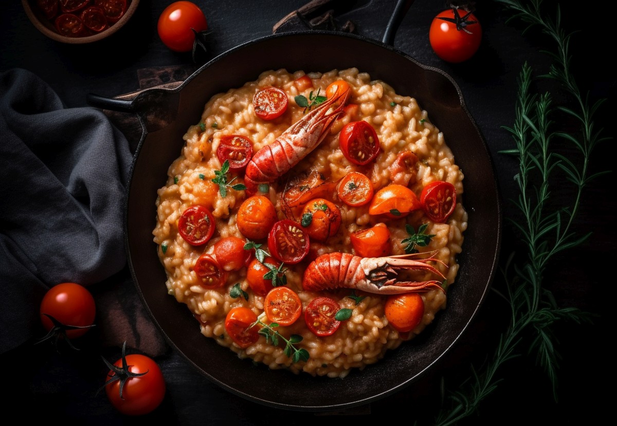 Risotto au homard